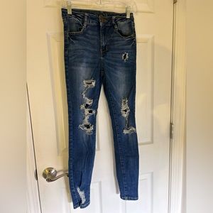 Rue21 ripped skinny jeans